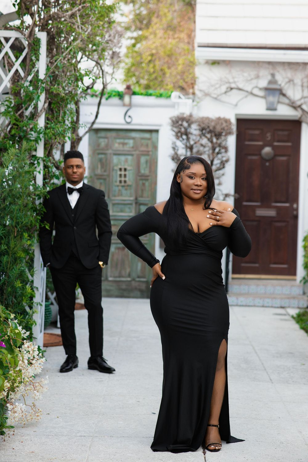 Engagement session portrait in Miami